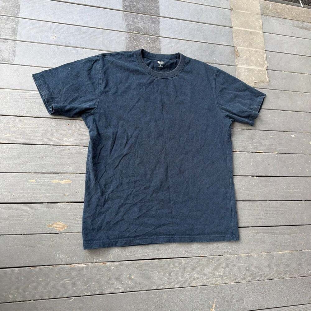 Uniqlo U Crew Neck Short Sleeve T-Shirt Black Size Large